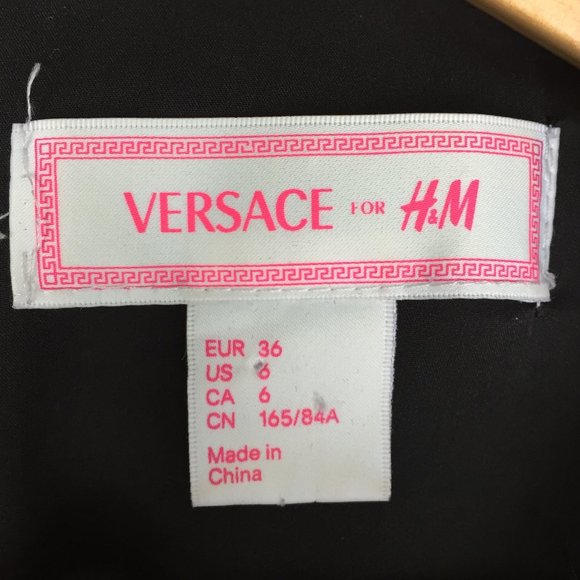 Versace for H&M black flapper heart silk dress - 6 - Picture 7 of 8